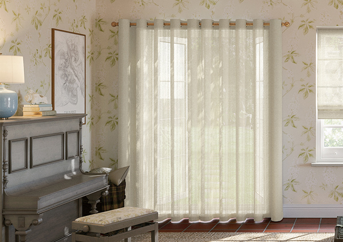 Pescara Voile, Latte - Made to Measure Curtains - Image 7